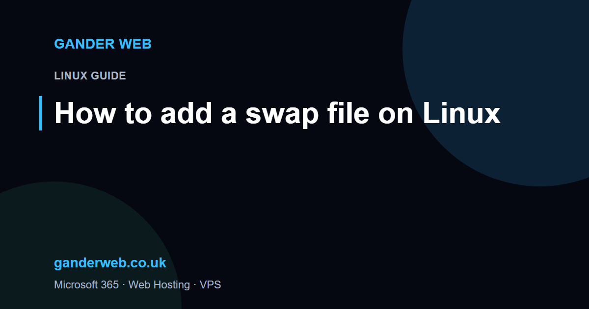 How to Add a Swap File on Linux
