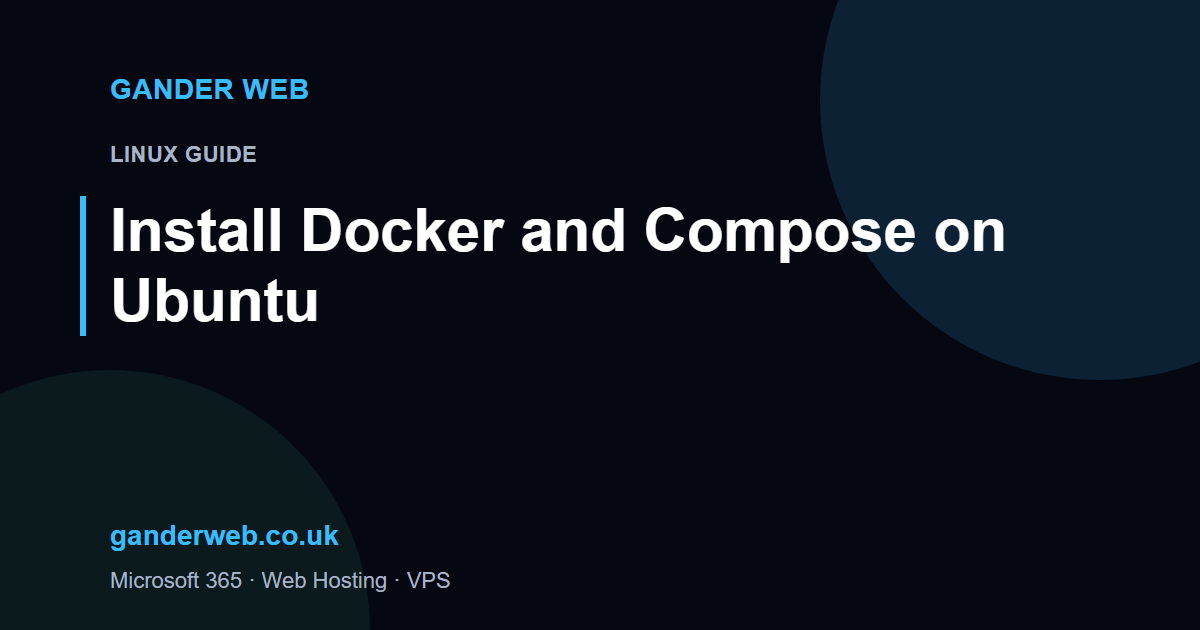 How to Install Docker and Docker Compose on Ubuntu